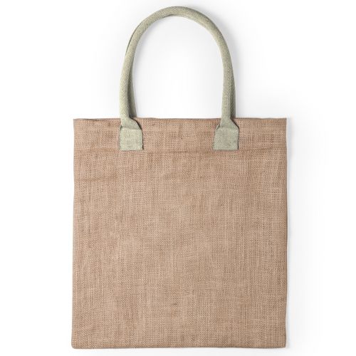 Jute Tasche | farbige Henkel - Bild 5